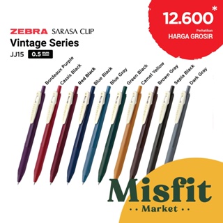 Zebra SARASA CLIP JJ15 ปากกาเจล 0.5 มม. VINTAGE