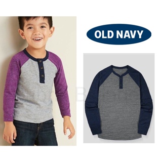 เสื้อยืดแขนยาว ลาย Old Navy Tee ของแท้จากโรงงาน สําหรับเด็กผู้ชาย