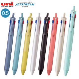 Uni Jetstream ปากกาลูกลื่น 3 สี 0.5 มม. 0.7 มม. SXE3-507