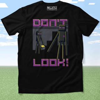 [MaxChi] เสื้อยืด พิมพ์ลาย Minecraft Family สีดํา สําหรับวัยรุ่น