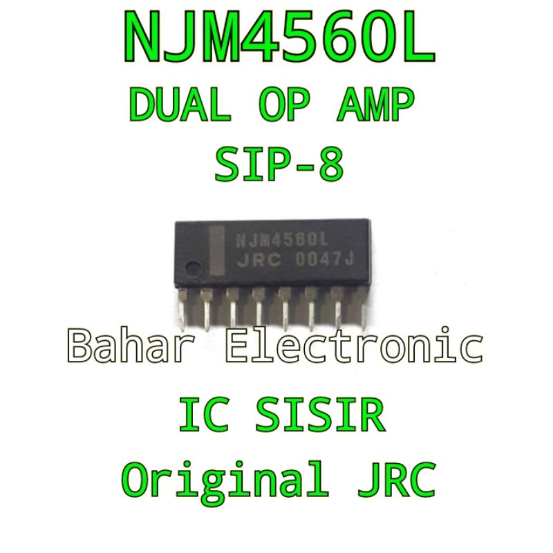 thumbnail image 2 of 5PCS NJM4560D JRC4560D 4560D DIP8 IC - JRC Dual Operational Amplifier 2 of 5