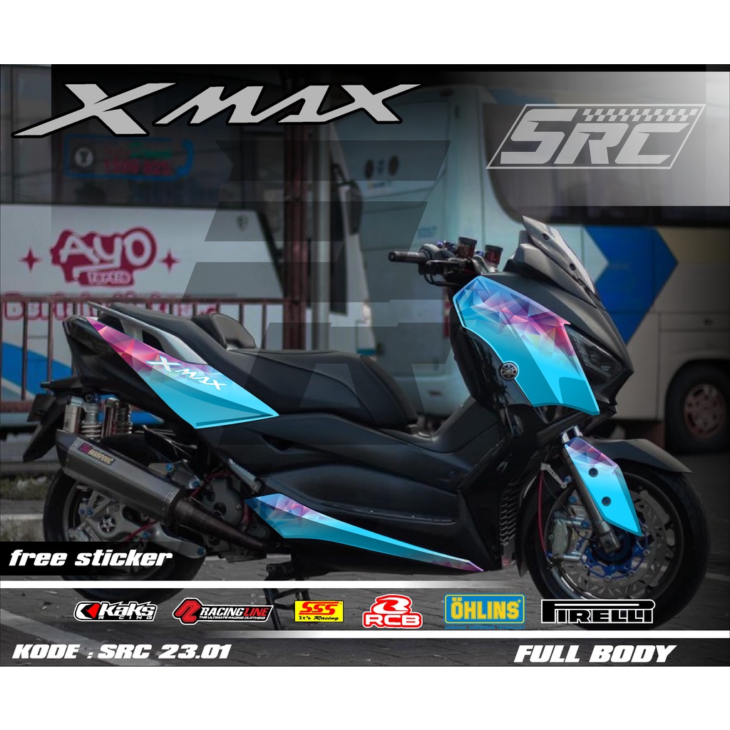 Decal สติกเกอร์ XMAX Full Body grapis สติกเกอร์รูปลอก XMAX Racing สติก ...