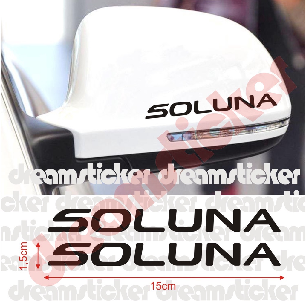 สติกเกอร์ติดกระจกมองหลังรถยนต์-toyota-soluna