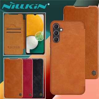 Nillkin Qin Luxury Wallet Flip Leather Case Card Slot Cover for Samsung Galaxy A14 A24 A34 4G &amp; 5G Case