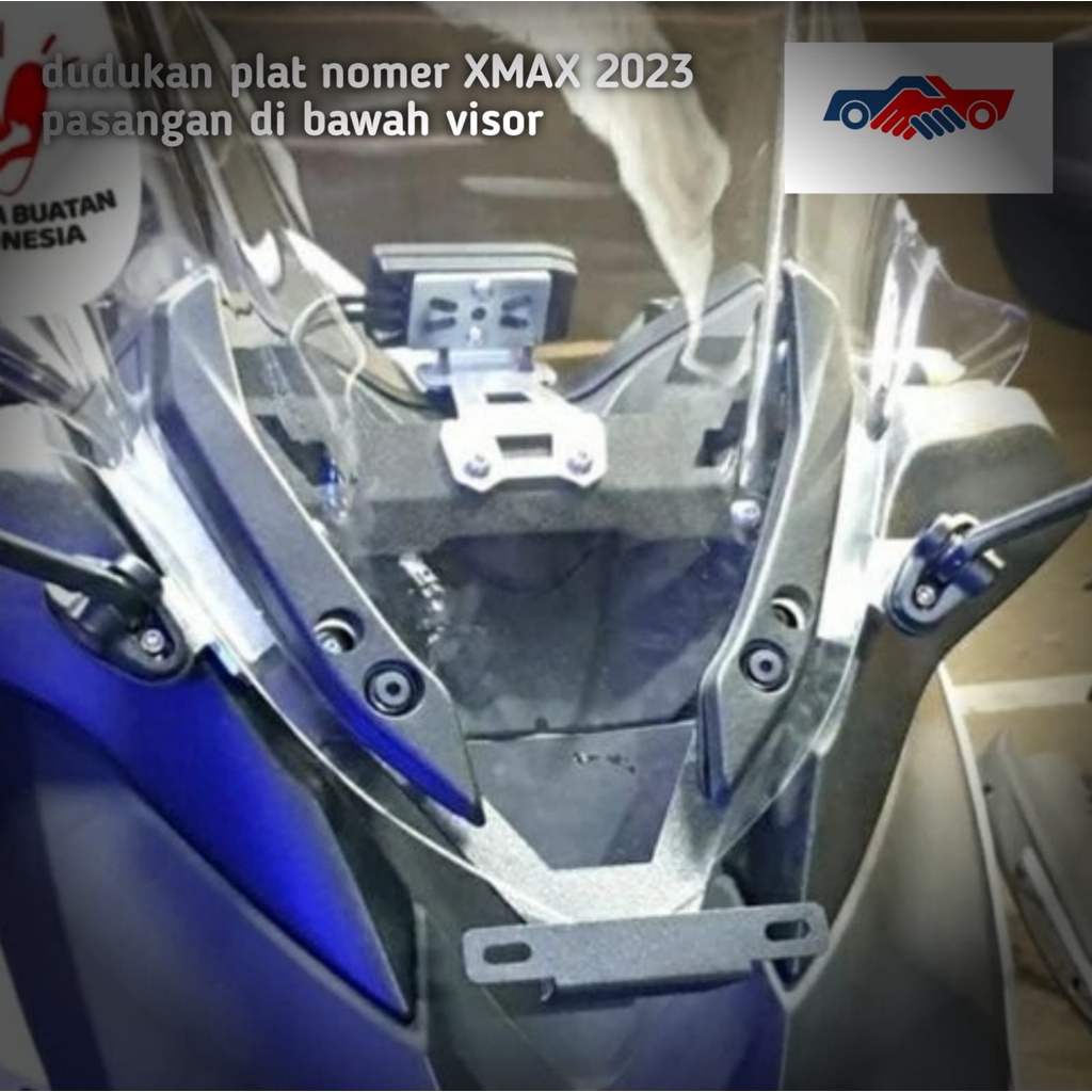 ใหม่-xmax-2023-อุปกรณ์เมาท์ขาตั้ง-ติดป้ายทะเบียนรถยนต์