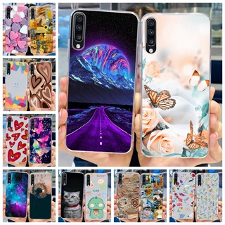 เคสโทรศัพท์มือถือแบบนิ่ม ใส ลายผีเสื้อน่ารัก 6.7 นิ้ว สําหรับ Samsung Galaxy A70 A70s A70 A705 SM-A705F