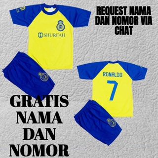 Ronaldo AL NASSR JERSEY สามารถสกรีนชื่อได้