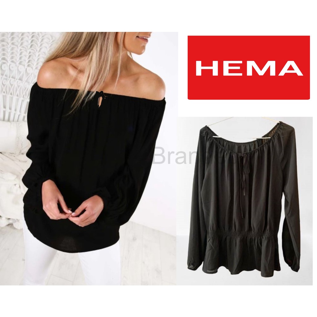 เสื้อเบลาส์-แบรนด์โรงงาน-hema-sabrina-สําหรับผู้หญิง-ขายส่ง-ขายปลีก