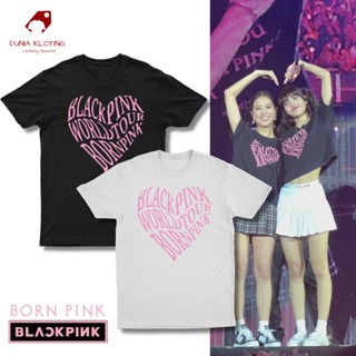 เสื้อยืด พิมพ์ลาย Blackpink Born Pink World Tour ขนาดใหญ่ สําหรับเด็ก และผู้ใหญ่ 30s 2023