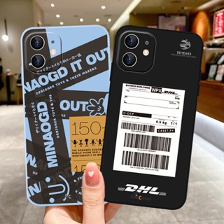 เคสโทรศัพท์มือถือแบบนิ่ม ผิวด้าน ลายฉลากตัวอักษร DHL สําหรับ XiaoMi POCO X3Pro X3 X3NFC M2 M2Pro M3 M3Pro M4 M4Pro F2 F3 F3Pro X3GT Mi 11T 11 12 Pro 10