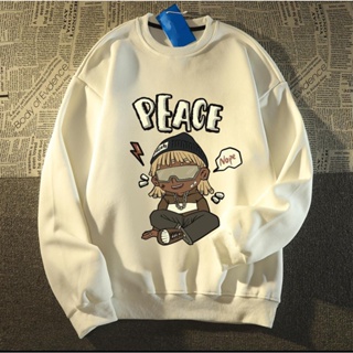 Peace NOPE RAPPER BOY เสื้อสเวตเตอร์ สําหรับผู้ชาย (V1)