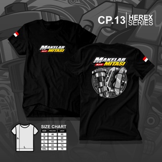 Kaos Racing MAKELAR MITASI - Kaos Men Distro สไตล์มอเตอร์ cb gl mp tiger CP.13