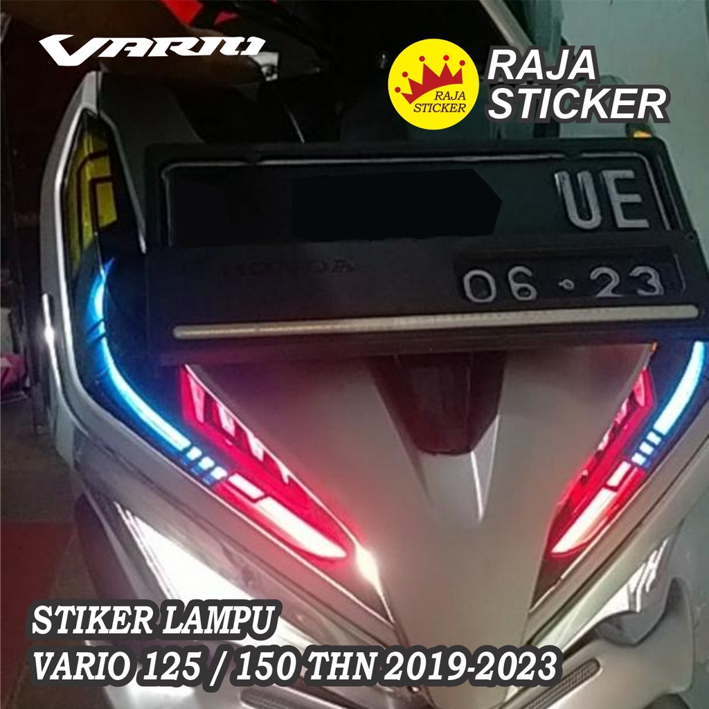 ภาพหน้าปกสินค้าสติกเกอร์คิ้วไฟรถจักรยานยนต์ Vario 2018-2020 SEIN LAMBO จากร้าน ekoviansutomo.th บน Shopee