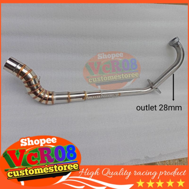 ท่อไอเสียyamaha LC135 v1 v2 Spark RX 135/Lc 135 4S 5S v4 ใหม่ manifold