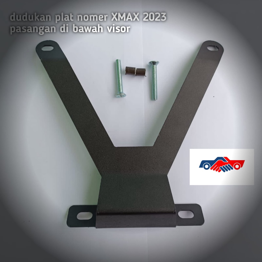 ใหม่-xmax-2023-อุปกรณ์เมาท์ขาตั้ง-ติดป้ายทะเบียนรถยนต์