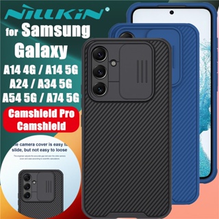 เคส Samsung Galaxy A14 A24 A34 A54 A74 NILLKIN CamShield Pro สไลด์ ฝาครอบกล้อง ป้องกันความเป็นส่วนตัว เคสด้านหลัง