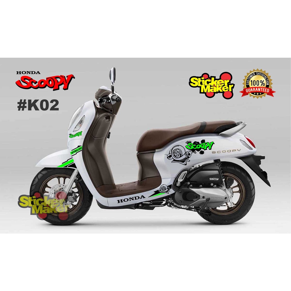 สติ๊กเกอร์ตัด Honda scoopy variation สติ๊กเกอร์ขวาง scoopy 2019/2020 ...
