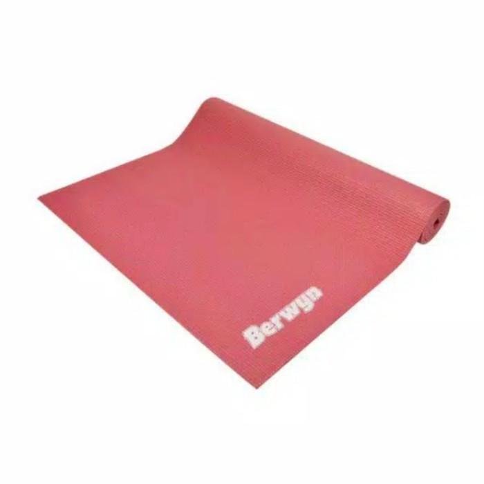 ฮาร์ดแวร์ Ace Matras Yoga Berwyn. เสื่อโยคะ สีเทา ชมพู ฟ้า และโทสก้า Shopee Thailand