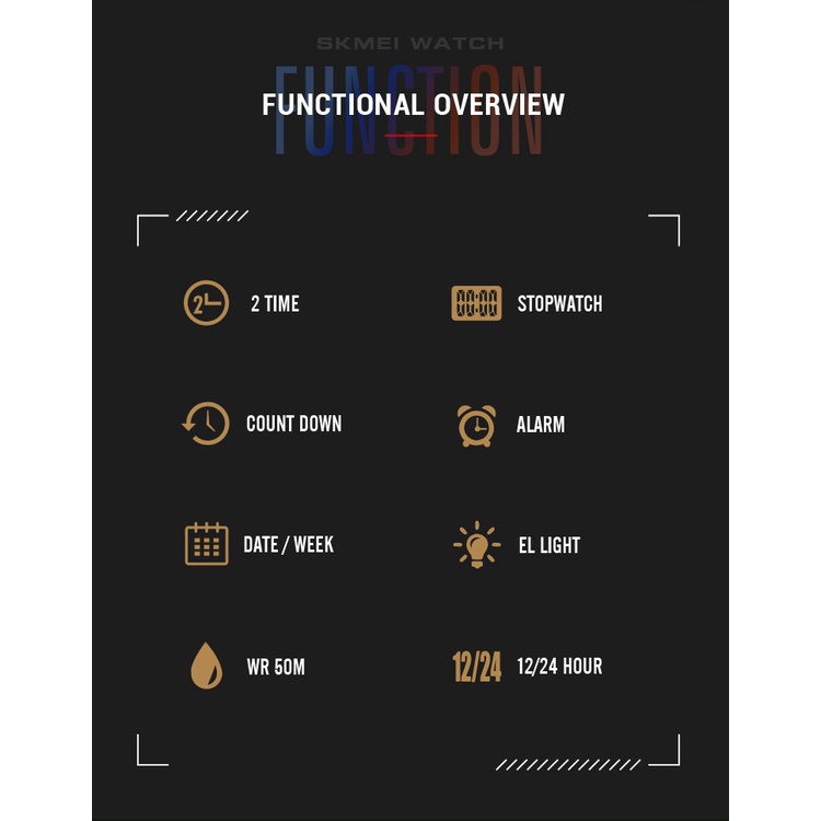 skmei-นาฬิกาข้อมือดิจิทัล-โครโนกราฟ-หน้าจอ-led-กันน้ํา-สไตล์ทหาร-แบรนด์หรู-แฟชั่นสําหรับผู้ชาย