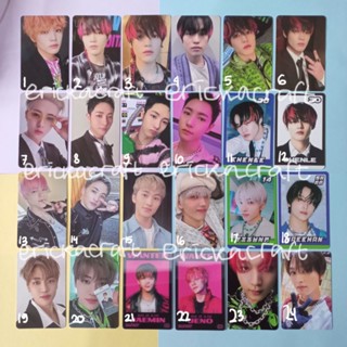 การ์ดรูปภาพอย่างเป็นทางการ NCT DREAM PC LENTI CHENLE RENJUN PHOTO CARD JENO MARK GLITCH SCRATCH VERSION