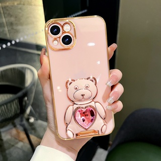 เคสโทรศัพท์มือถือ ชุบไฟฟ้า ประดับเพชรเทียม สีน้ําตาล สําหรับ Honor X9a x7a x8a X6 X7 X8 X9