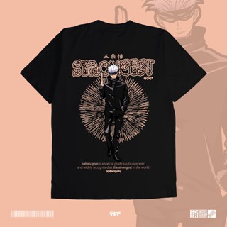 เสื้อยืด ลายการ์ตูนอนิเมะ Gojo Satoru Jujutsu Kaisen Jujutsu Sorcerer สไตล์ญี่ปุ่น