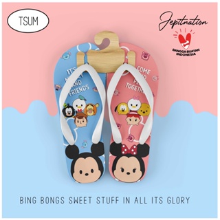 [Flip Flops] Tsum Tsum รองเท้าแตะฟองน้ํา ลําลอง เหมาะกับเดินชายหาด สําหรับผู้หญิง และผู้ใหญ่