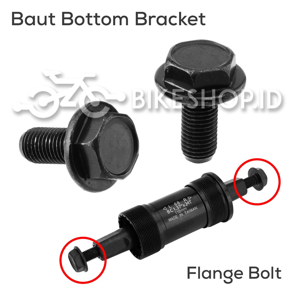 สลักเกลียวกะโหลกจักรยาน-เกียร์กลาง-bb-กะโหลกจักรยาน-1-ชิ้น-คุณภาพสูง