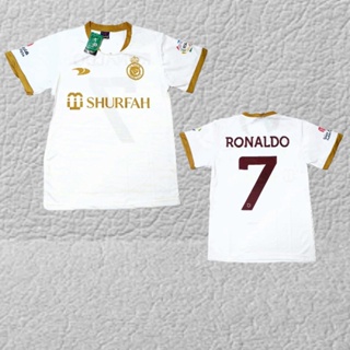 เสื้อกีฬาแขนสั้น ลายทีมชาติฟุตบอล Argentine Adult barcelona jersey al nassr ronaldo