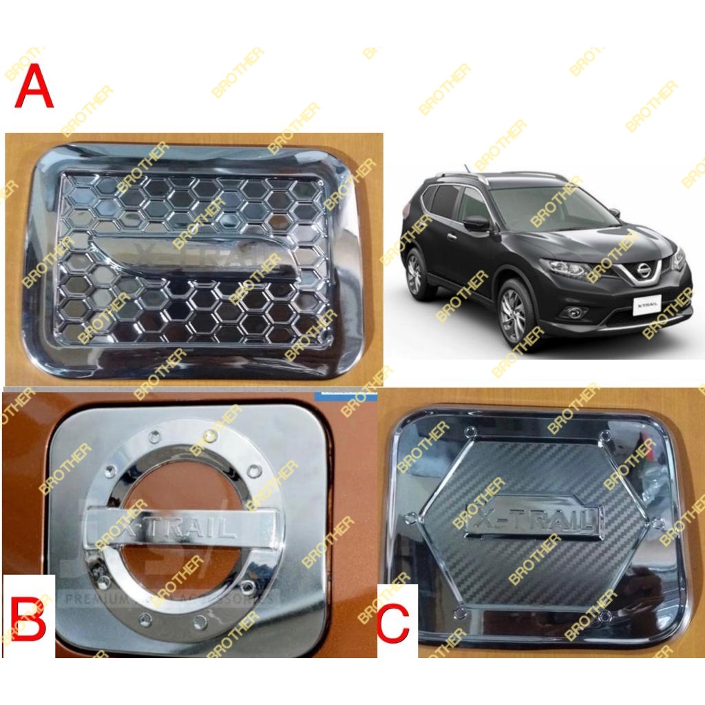 ฝาครอบถังน้ํามัน-โครเมี่ยม-xtrail