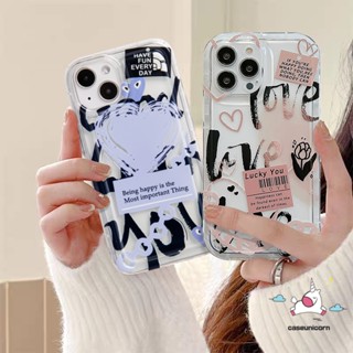 เคสโทรศัพท์มือถือแบบนิ่ม ลายกราฟฟิตี้หัวใจ สําหรับ Samsung A14 A54 A34 A04 A12 A50 A50s A13 A04s A10s A20s A51 A31 A53 A71 A22 A30s A03s A21s A23 A04E A32 A52 A30 A52s A11 A20 A02s A03