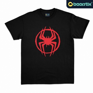 Bearstix - เสื้อยืด พิมพ์ลายโลโก้ SpiderMan Miles Morales Kaos Marvel Baju MCU สําหรับผู้ชาย