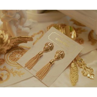 ♥ เครื่องประดับ รูปแอมเมลบี้ สไตล์เกาหลี ♥ ต่างหู ประดับพู่ Aphrodite Series
