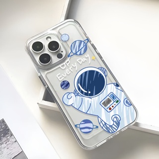 เคสใส ลายนักบินอวกาศ สําหรับ iphone 14 Pro Max 11 13 12 7Plus X XS Max 8 7