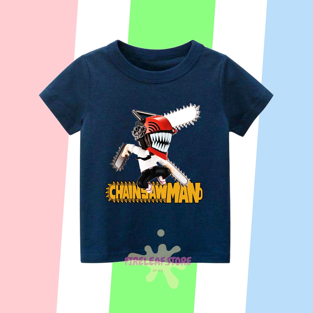 เสื้อยืด-ลายเลื่อยโซ่-วัสดุพรีเมี่ยม-สําหรับเด็กผู้ชาย-และเด็กผู้หญิง