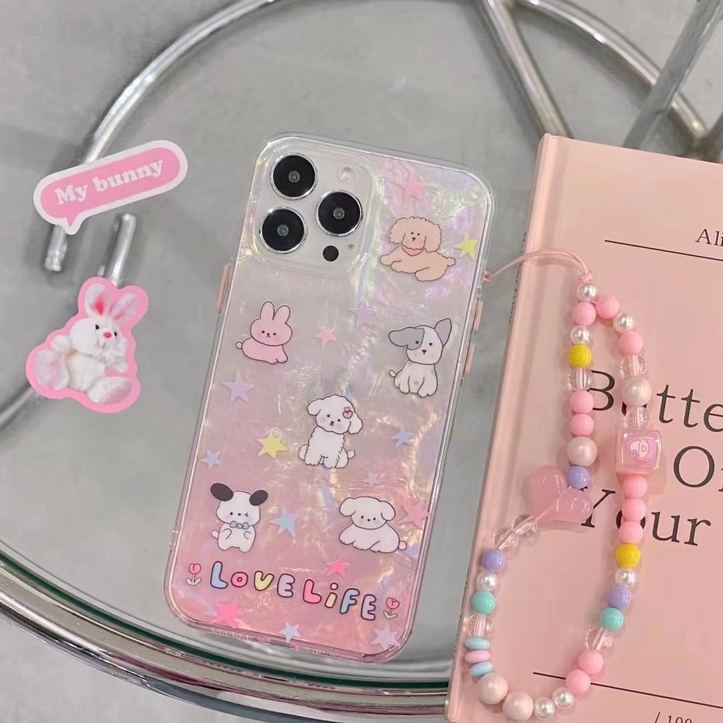 เคสโทรศัพท์มือถือ-tpu-แบบนิ่ม-สีชมพู-สําหรับ-iphone-12pro-12promax-14-14promax-14pro-13-13promax-11