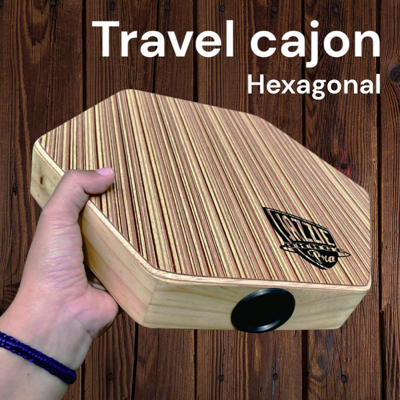 Cajon หกเหลี่ยม cajon mini travel พร้อมหนา 5 ซม. Shopee Thailand