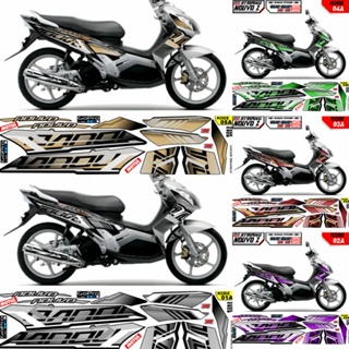 สติกเกอร์รูปลอก อุปกรณ์เสริม สําหรับ Nouvo MX Nouvo Z Variation Striping Yamaha Nouvo lam