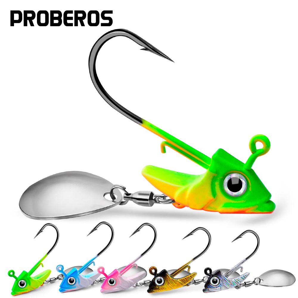 Jig Heads 1/4 Oz Goture Round Jig Heads, Lead Hooks For Freshwater