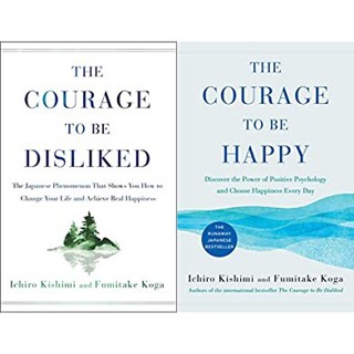 หนังสือ 2 เล่ม - THe Courage to be Happy and THe Courage to be Dislike