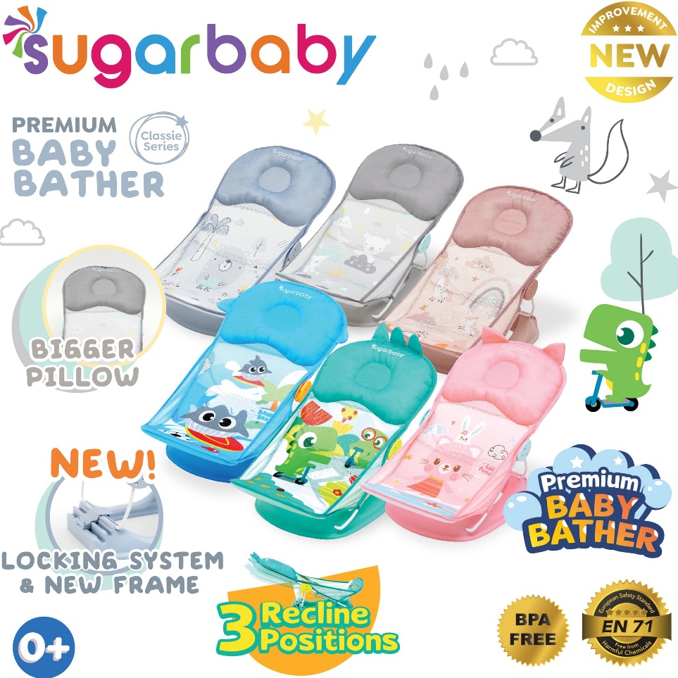 Vat Sugarbaby Premium Baby Bather (ชุดคลาสสิกและสนุก) Shopee Thailand