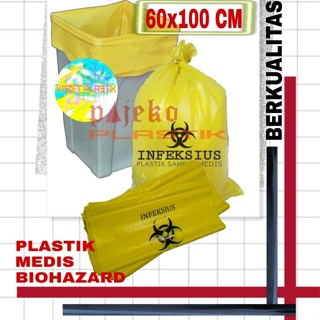 ถุงขยะพลาสติกชีวภาพ ขนาด 60X100 ซม. สําหรับทางการแพทย์ จํานวนจํากัด