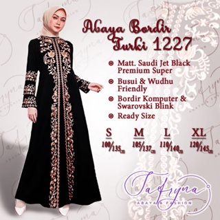 ใหม่ ชุดแม็กซี่เดรส ปักลาย Abaya Gamis Htm Saudi Arabia Zephy  Umrah Hawa1227 brown สําหรับคุณแม่ คู่รัก❤️ เด็กโดย safryna ขายส่ง abaya สินค้าขายดี