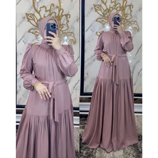 Gamis ชุดเดรส DAVINA DRESS BC M L XL XXL วัสดุ SHIMER Moslemshinny GAMIS ผู้หญิง ธรรมดา NAVY MAUVE ARMY SAGE รุ่นล่าสุด JUMBO Get GAMIS ผู้หญิง ไม่มีชุดเดรส HIJAB คําเชิญปาร์ตี้ สําหรับผู้หญิงมุสลิม เสื้อผ้ามุสลิม ผู้หญิง เกาหลี