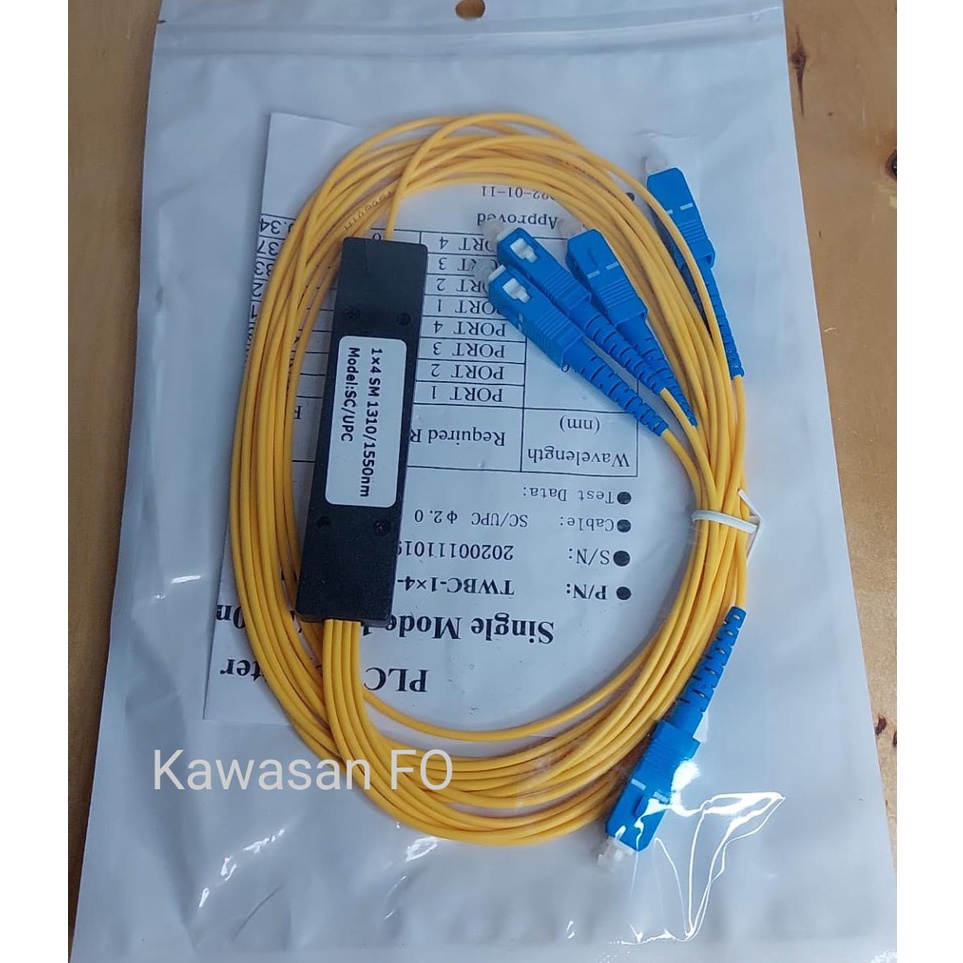 โมดูลาร์แยก 1 4 Sc Upc 1:4 Mini Sc Upc FTTH | Shopee Thailand