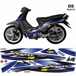 สติกเกอร์ ลาย Shogun lama 110 R อุปกรณ์เสริม สําหรับรถจักรยานยนต์ Suzuki Shogun