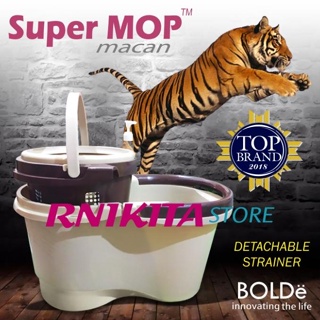 Laris Super Mop Bolde Macan 2 In1 - ตัวกรองเครื่องเป่า แบบถอดได้