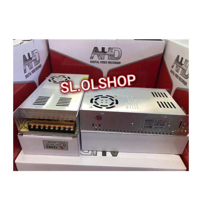 พาวเวอร์ซัพพลาย MODEL S ~ 360~12 DC QUTPUT 12V 30A / AMPER | Shopee ...