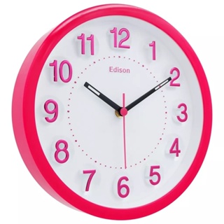 Edison นาฬิกาควอตซ์ติดผนัง EDW 252 T20 เส้นผ่าศูนย์กลาง 25 ซม.