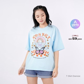 ใหม่!! เสื้อยืด โอเวอร์ไซซ์ ลาย Bella Baby Blue Kaos 1B000